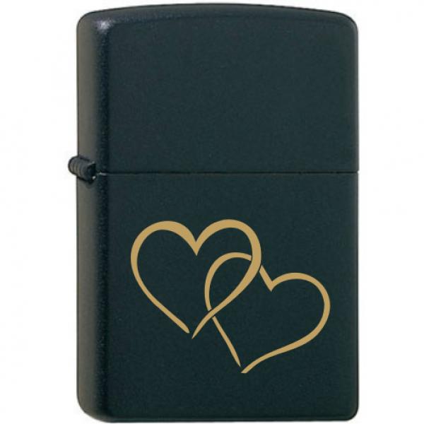 Zippo schwarz matt